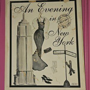 Paris themed canvas wall art